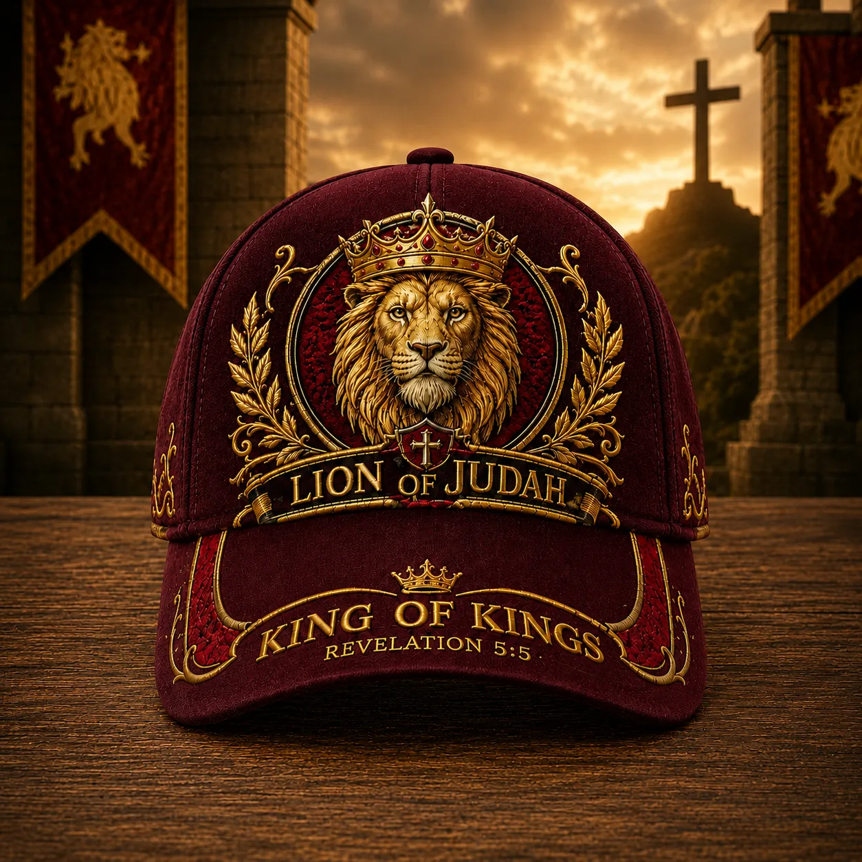 Lion of Judah Art Print Hat