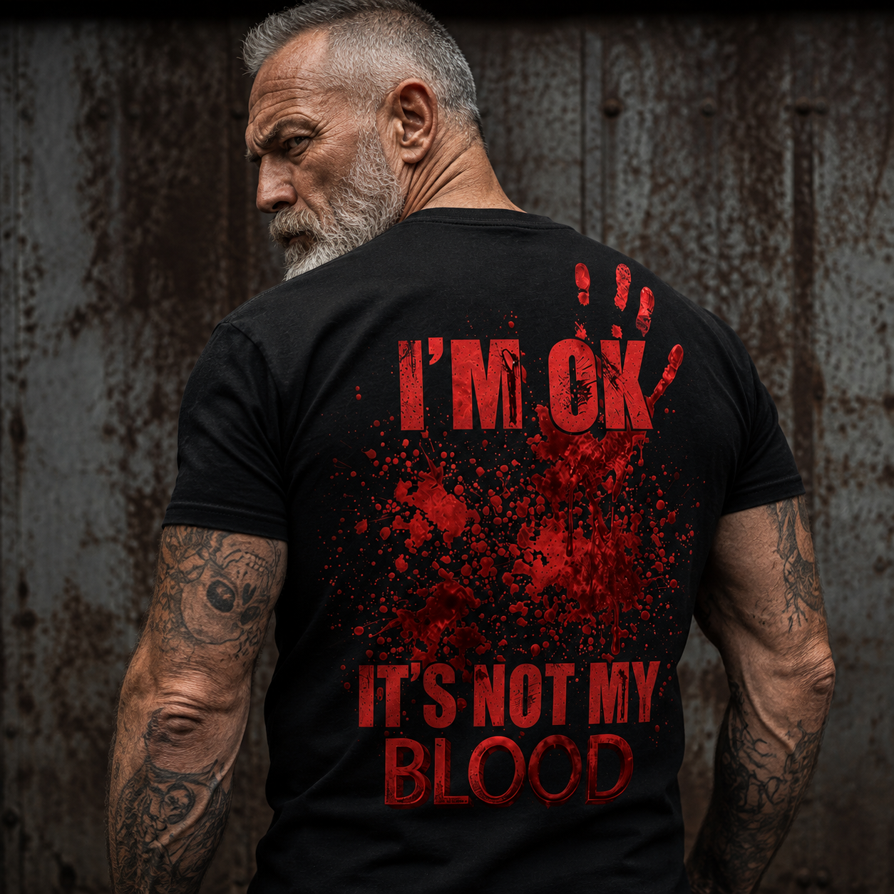I'm Ok It's Not My Blood Halloween Custom Year T-shirt