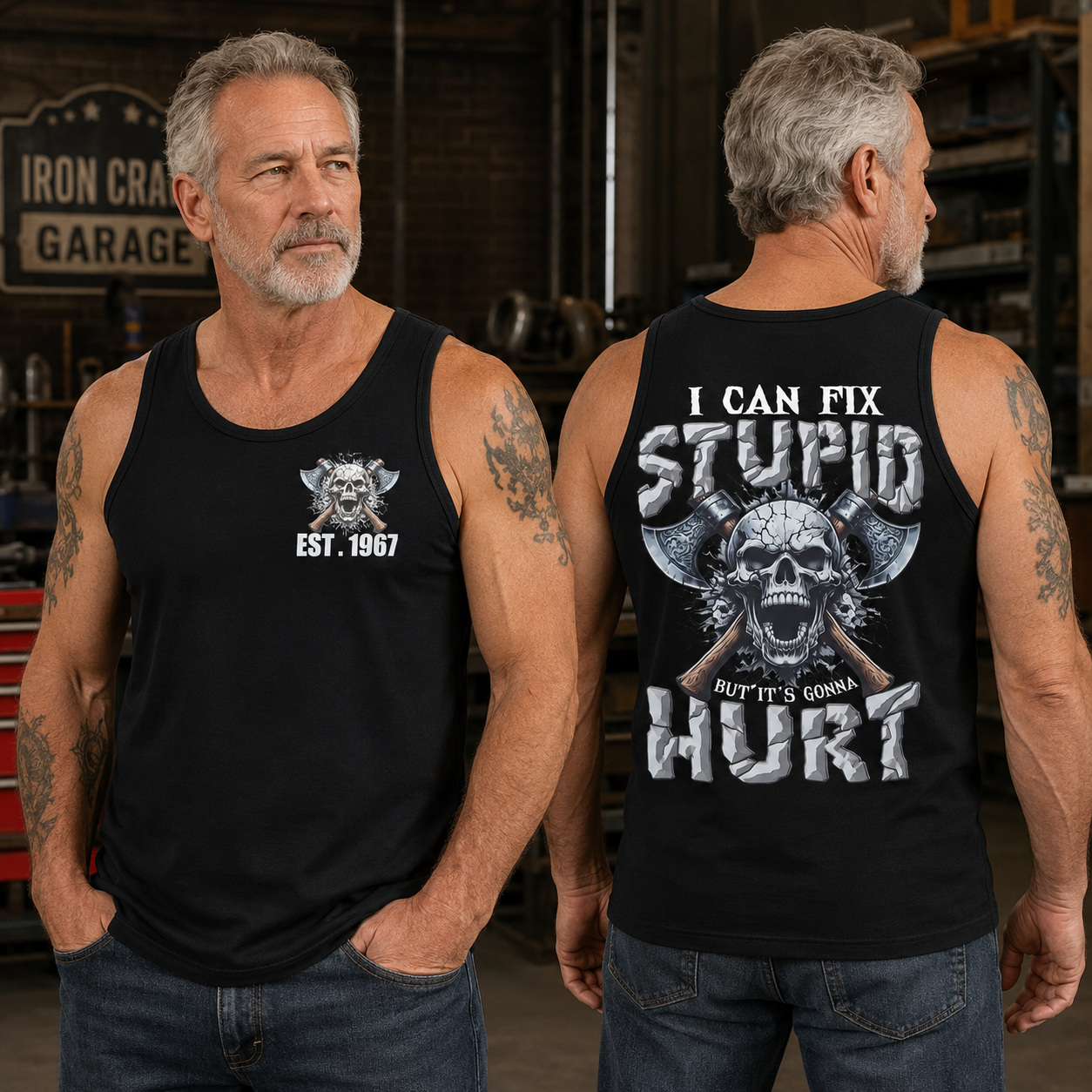 I Can Fix Stupid But It's Gonna Hurt GenX/Boomer Custom Unisex Tank