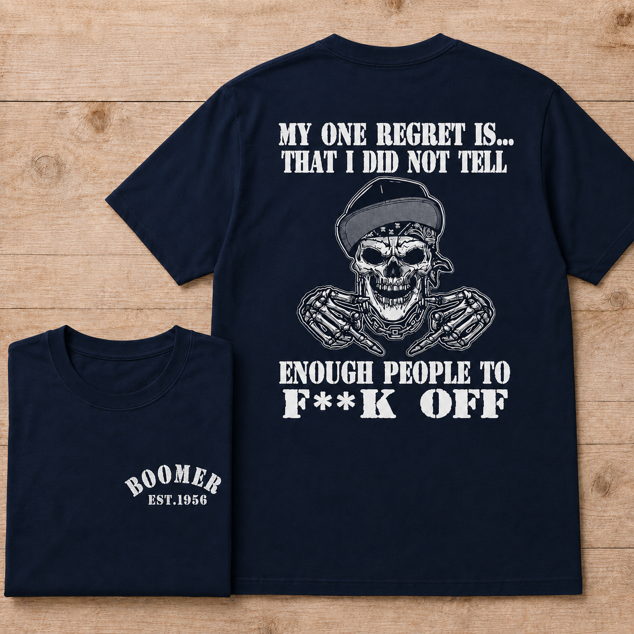 My One Regret Is Funny Skull T Shirt, Gen X Vintage Graphic Custom Year Tee