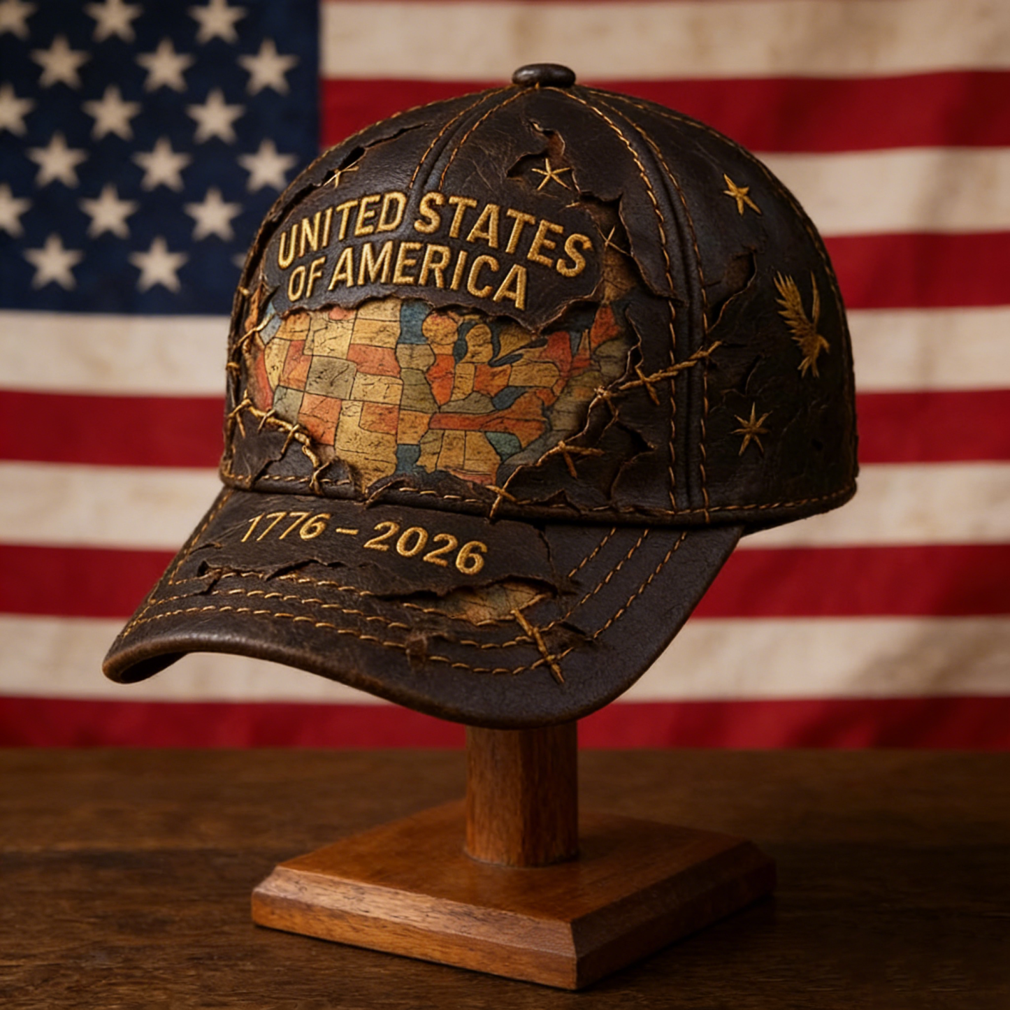 🔥🔥US 250th Anniversary Printed Casual Hat-BUY 3 FREE SHIPPING