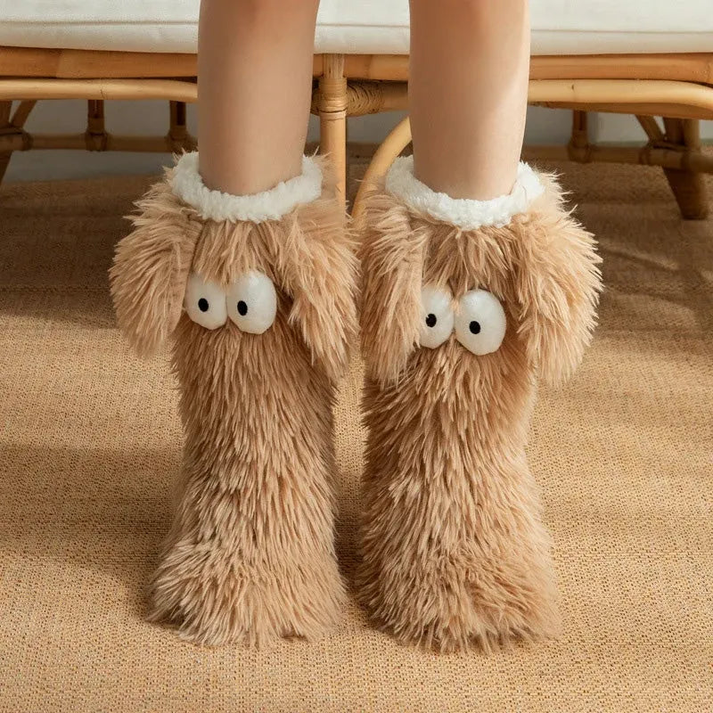 🧦 Cozy Plush Slipper Socks | Warm Fleece Anti-Slip for Cozy Winter Days At Home❄️