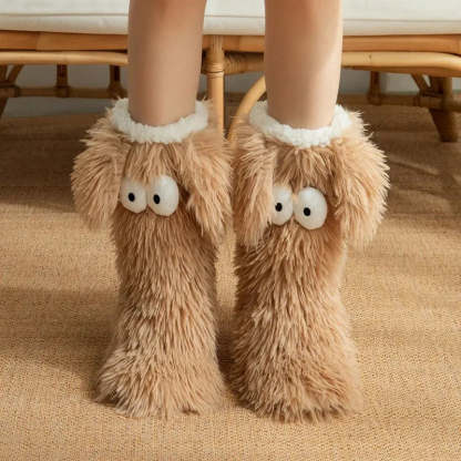 🧦 Cozy Plush Slipper Socks | Warm Fleece Anti-Slip for Cozy Winter Days At Home❄️