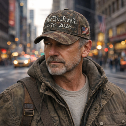 🏆Flash Sale 49% OFF - 🇺🇸 We The People – 1776–2026 Patriotic Commemorative Cap