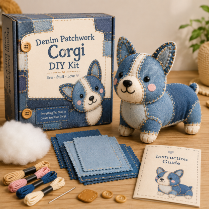 🧵 Patchwork Animal DIY Sewing Kit