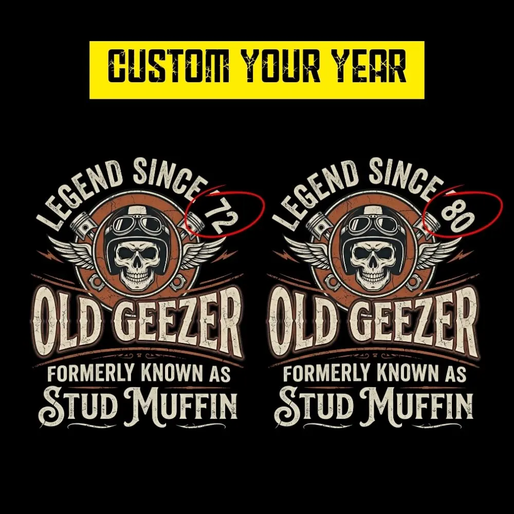 Old Geezer Legend Since '76 T-shirt