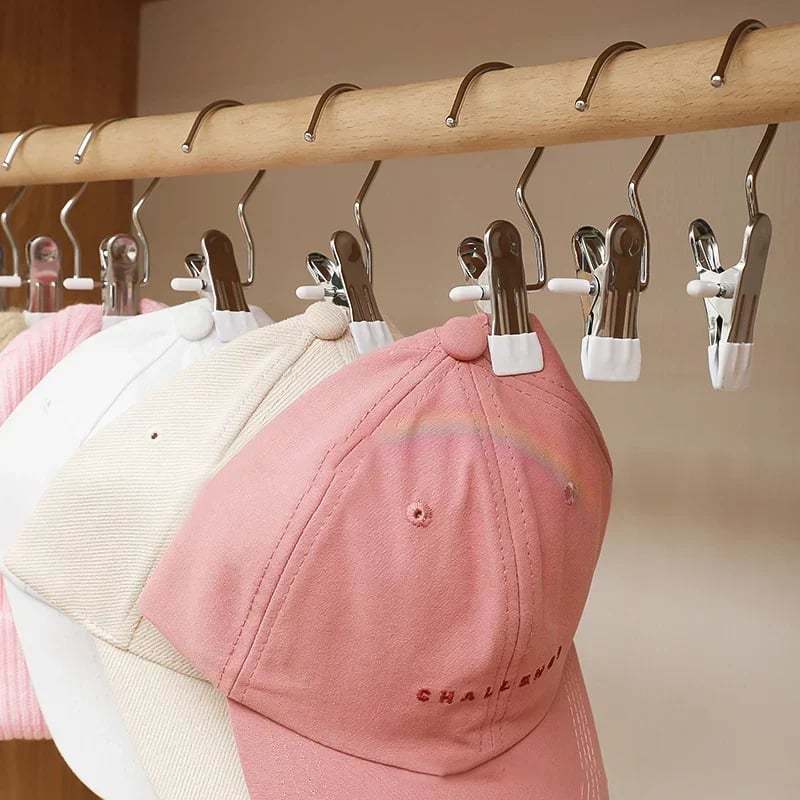 Space-Saving Clothes and Hat Storage Hook