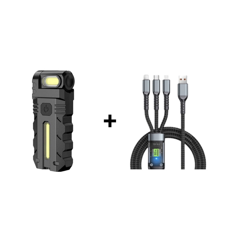 💎 50% OFF! 💎 180° Rotating Head LED Work Light – Dual Beam, Magnetic Base & USB-C Rechargeable