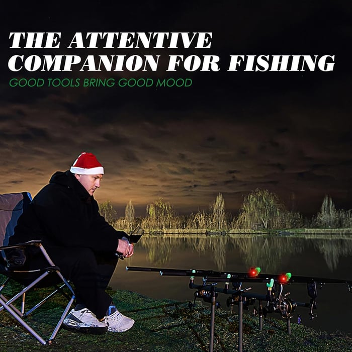 Last Day 50% OFF🔥Fishing Bite Alarm with LED Light🎣