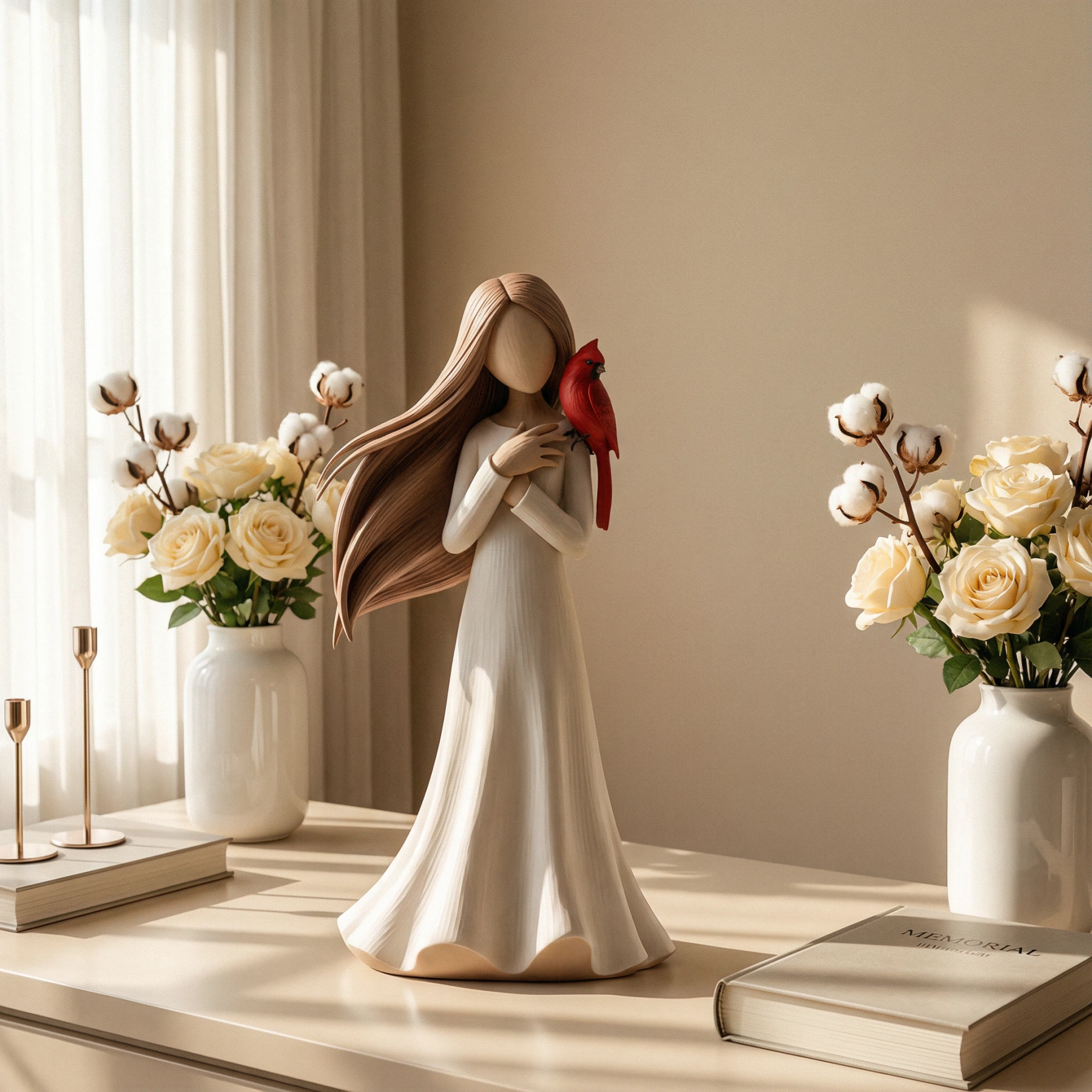 Cardinal Remembrance Love Serenity Figurine