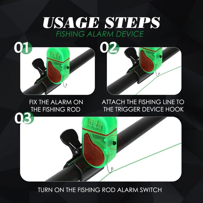 Last Day 50% OFF🔥Fishing Bite Alarm with LED Light🎣