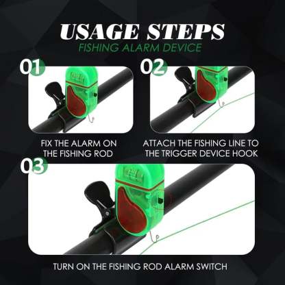 Last Day 50% OFF🔥Fishing Bite Alarm with LED Light🎣