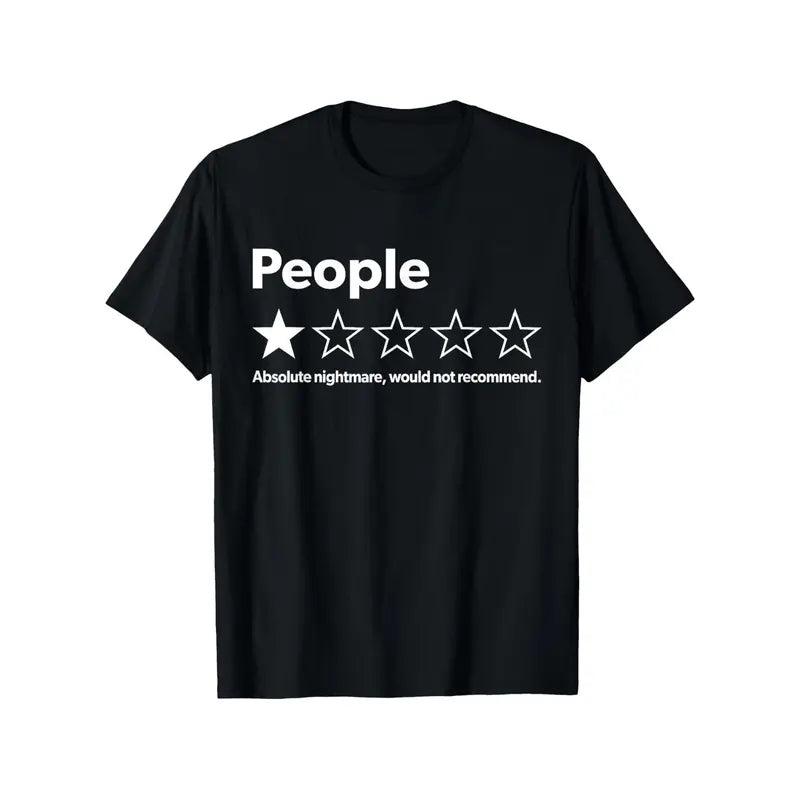 1 Star Review – Absolute Would T-Shirt – Funny Unisex 100% Cotton Tee