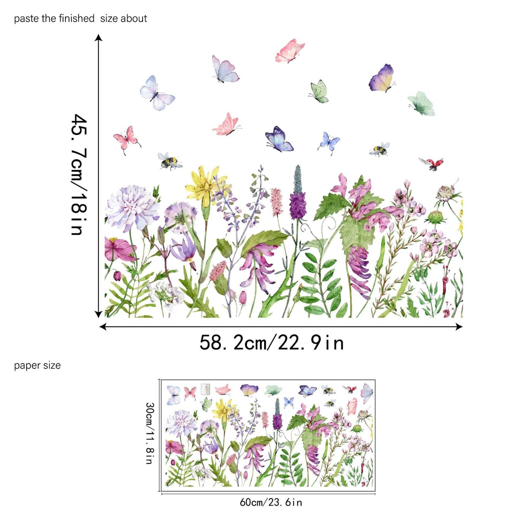 ✨LAST DAY: 49% OFF! - 💐Colorful Floral Bouquet Window Sticker🖼️(Cut to size freely)