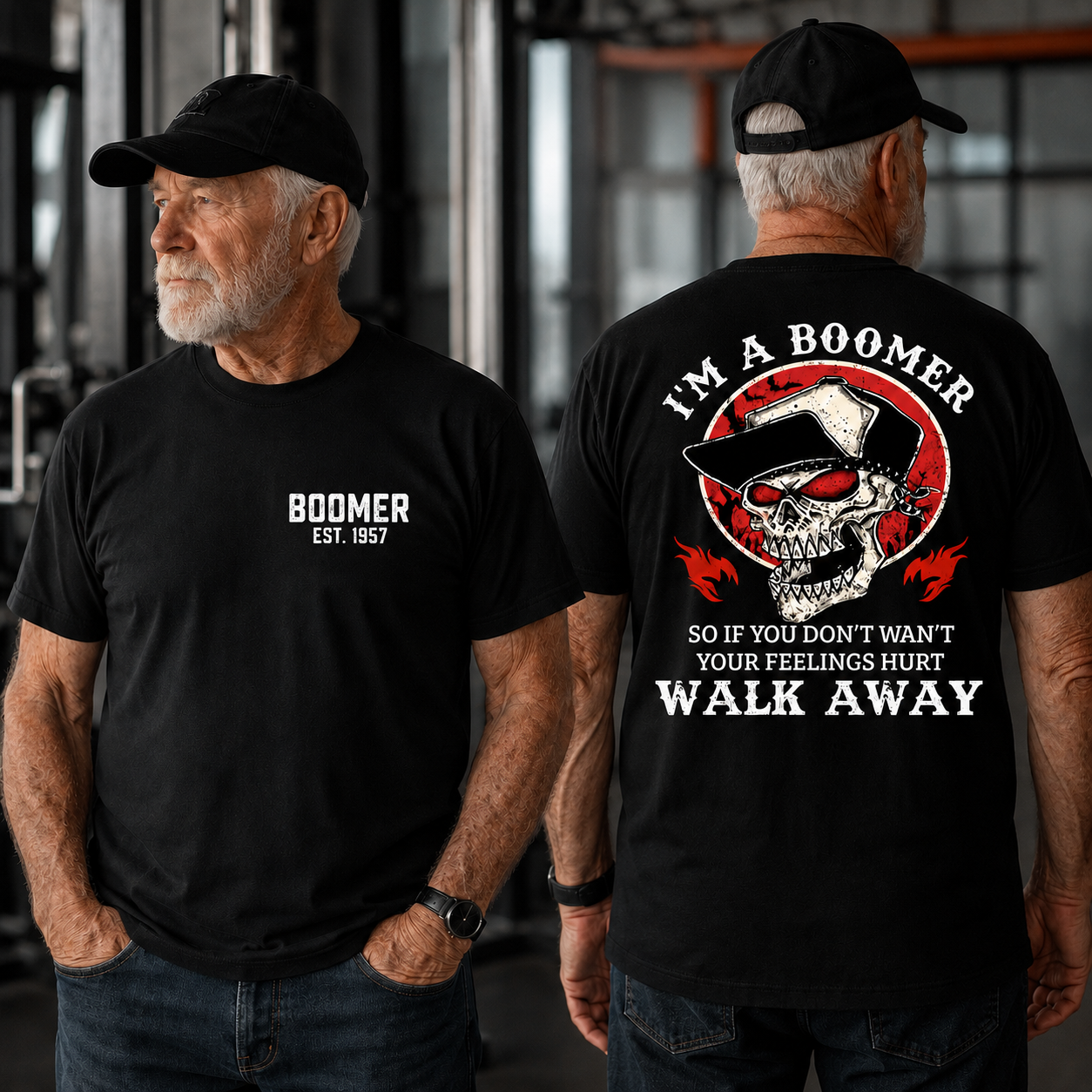 Custom Boomer/Gen X T-shirt - Retro Vintage Design, Custom Birth Year Tee