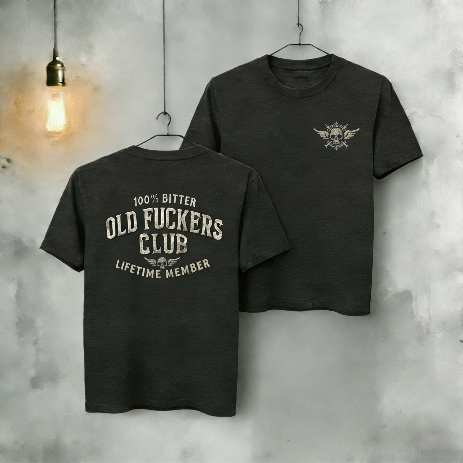 100% Bitter Old F***rs Club Lifetime Member T-shirt