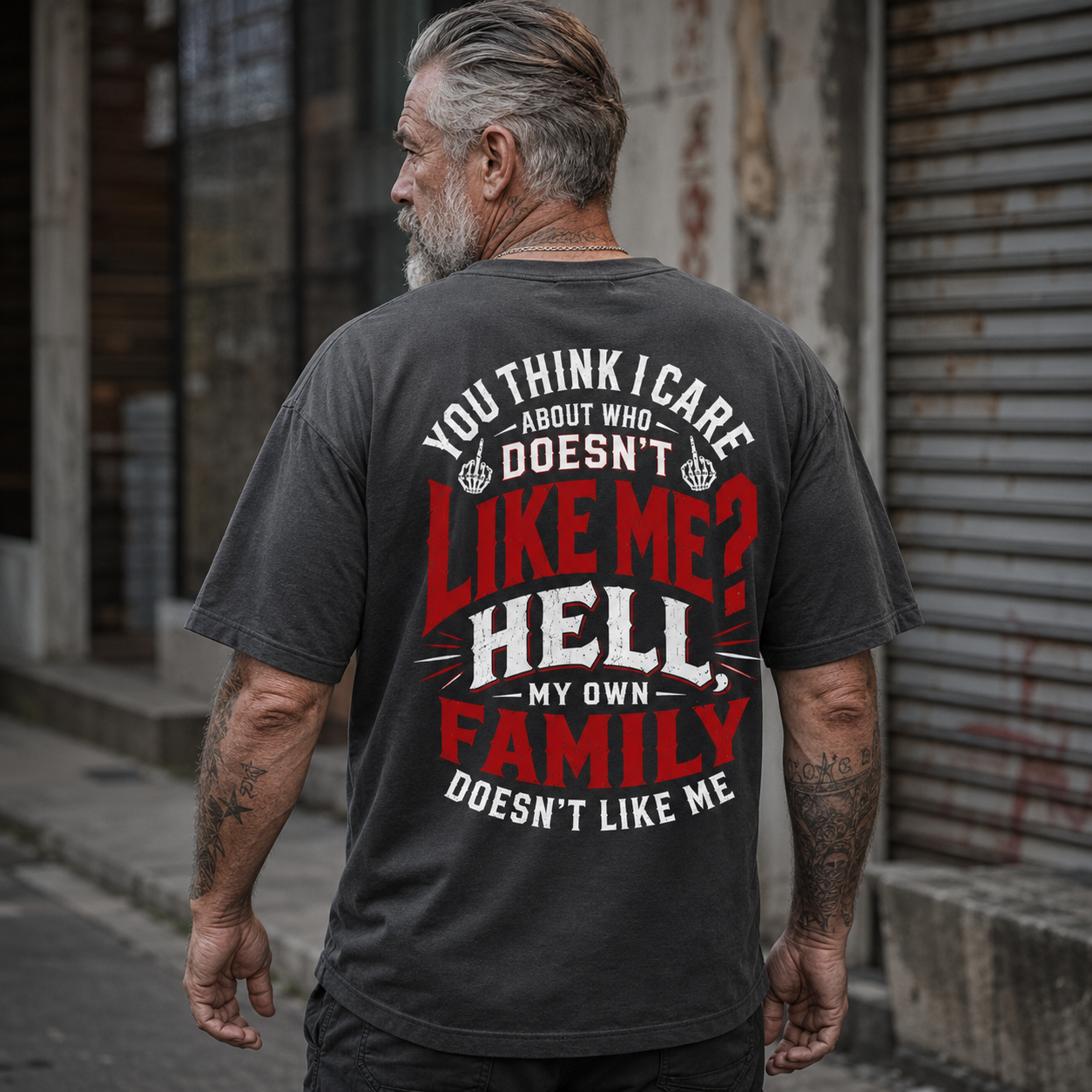 You Think I Care Who Doesn't Like Me Shirt, Funny Graphic Tee for Men & Women