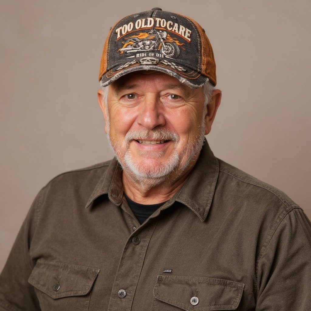 TOO OLD TO CARE · RIDE OR DIE CAP