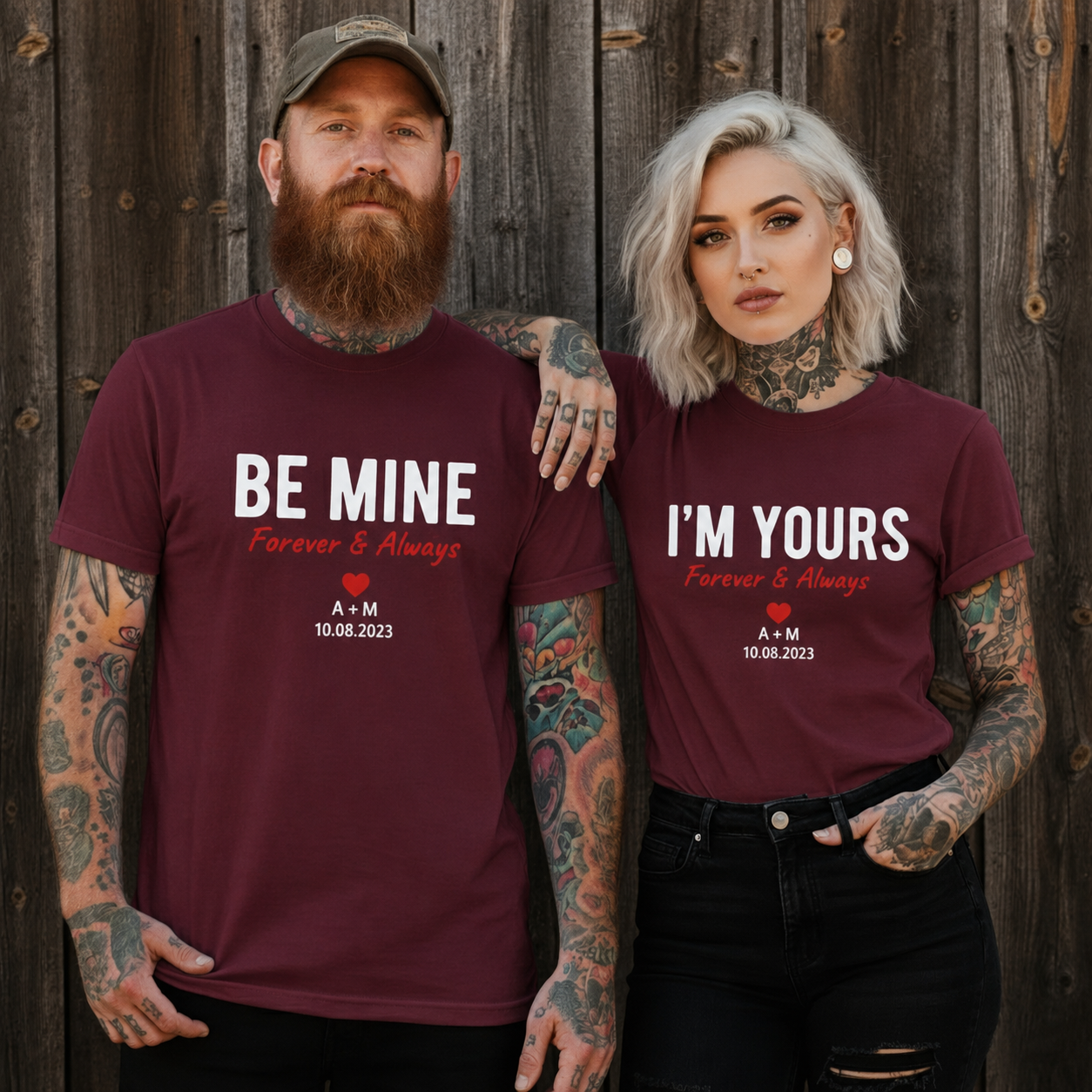 🖤 The "Forever & Always" Custom Commitment Tees 🖤