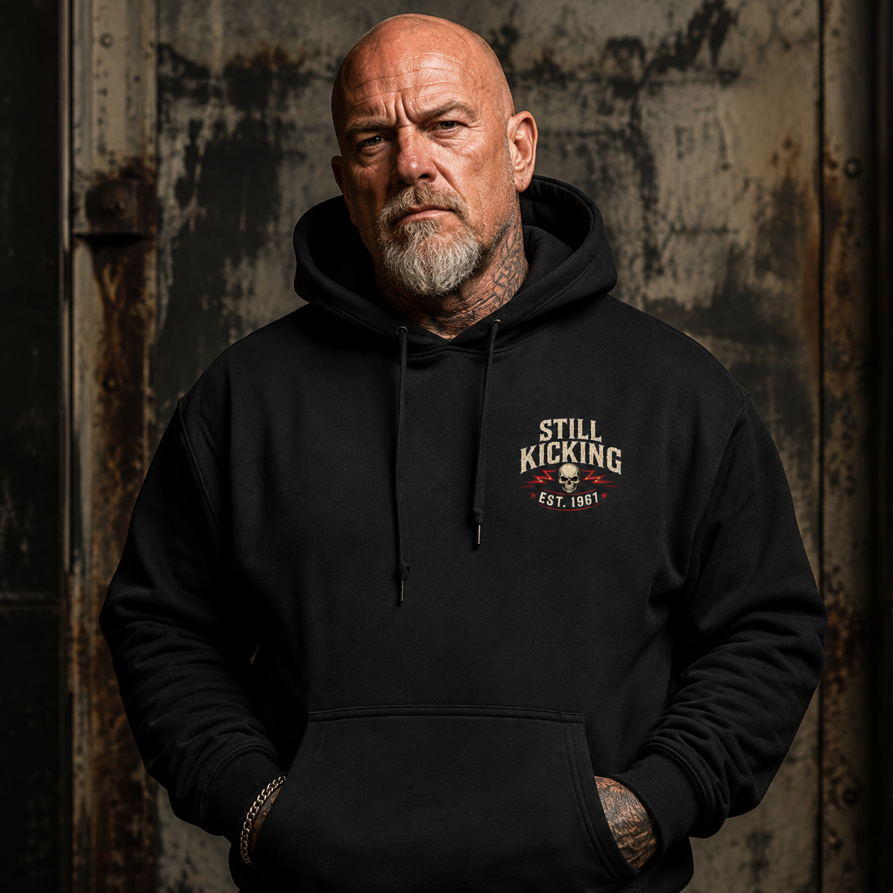 Still Kicking Old School Club Unisex Hoodie