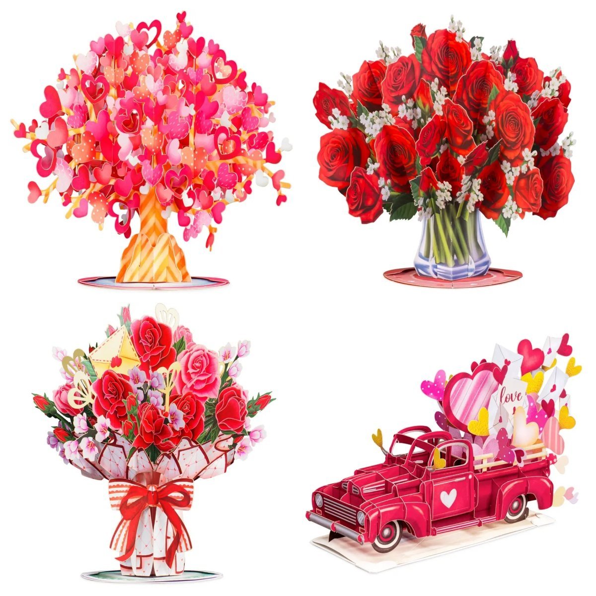 Everlasting 3D Flower Pop-Up Card – Valentine’s Day Keepsake Gift