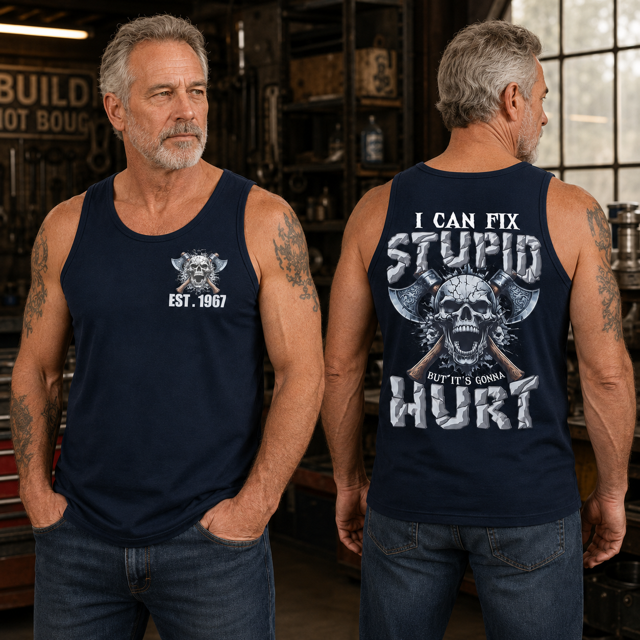 I Can Fix Stupid But It's Gonna Hurt GenX/Boomer Custom Unisex Tank