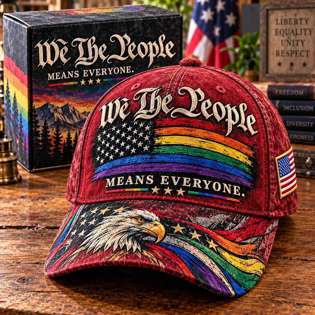 🌈We The People Means Everyone Baseball Cap