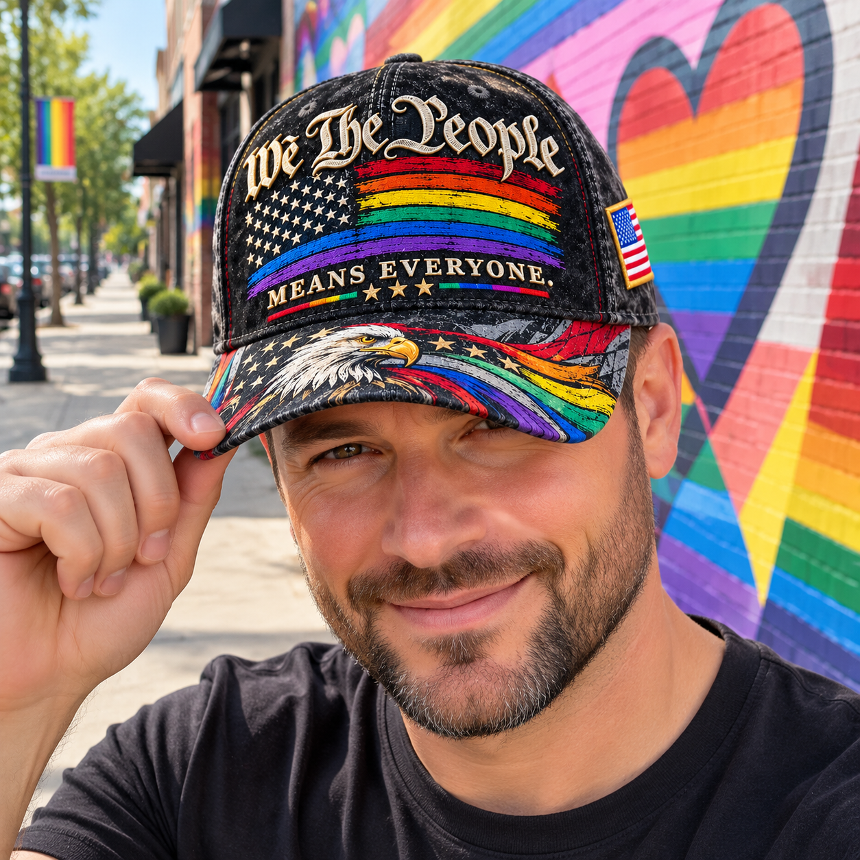 🌈We The People Means Everyone Baseball Cap