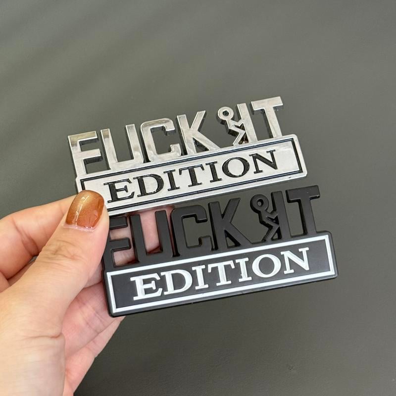 🚗🔥F**K IT Edition Emblem | Car Decal Accessory