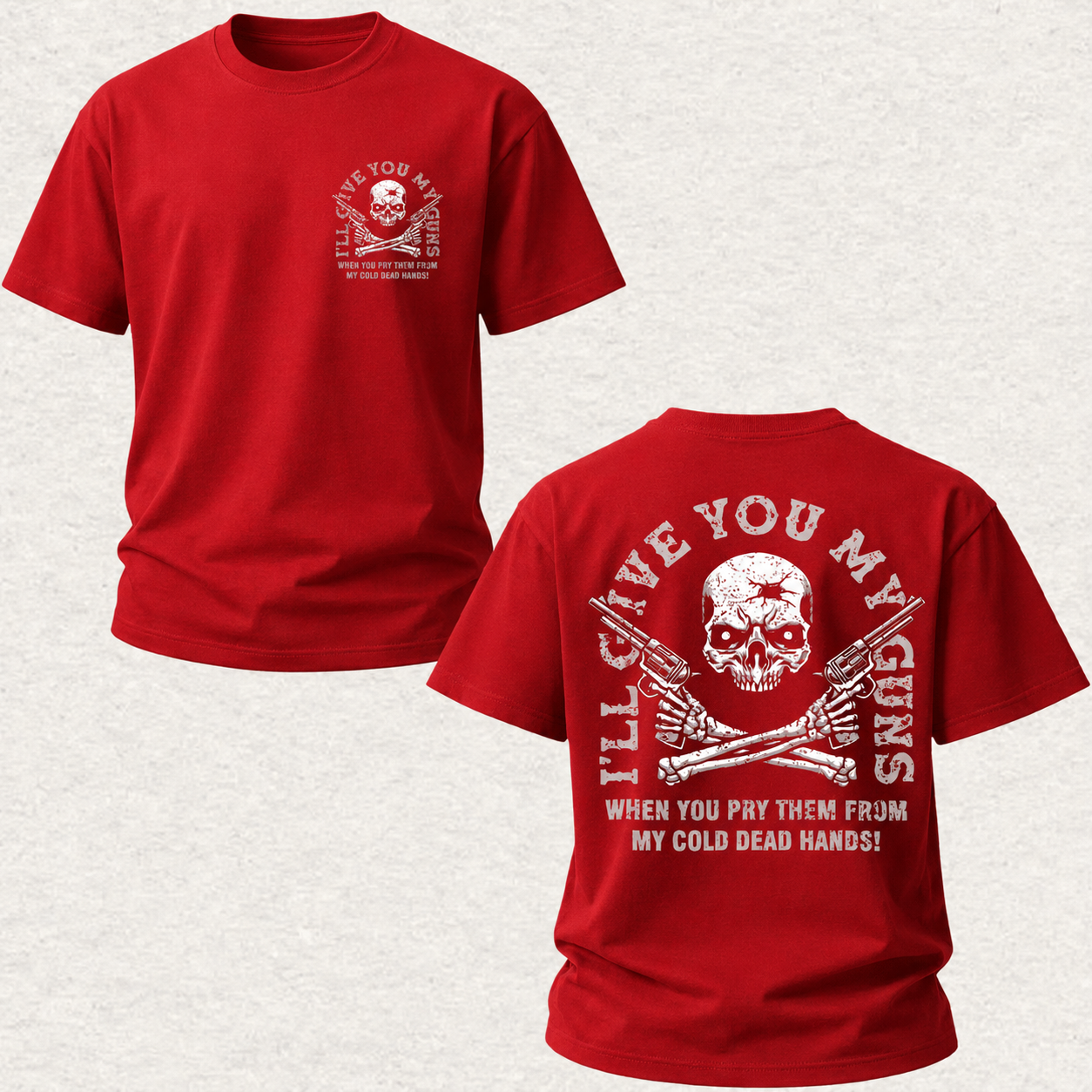 I'll Give You My Guns Printed Men's T-Shirt