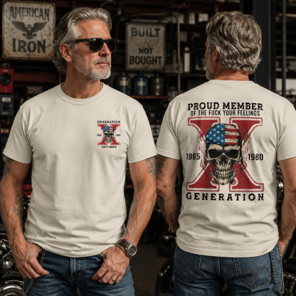 Custom Gen X Skull New Printing T-shirt