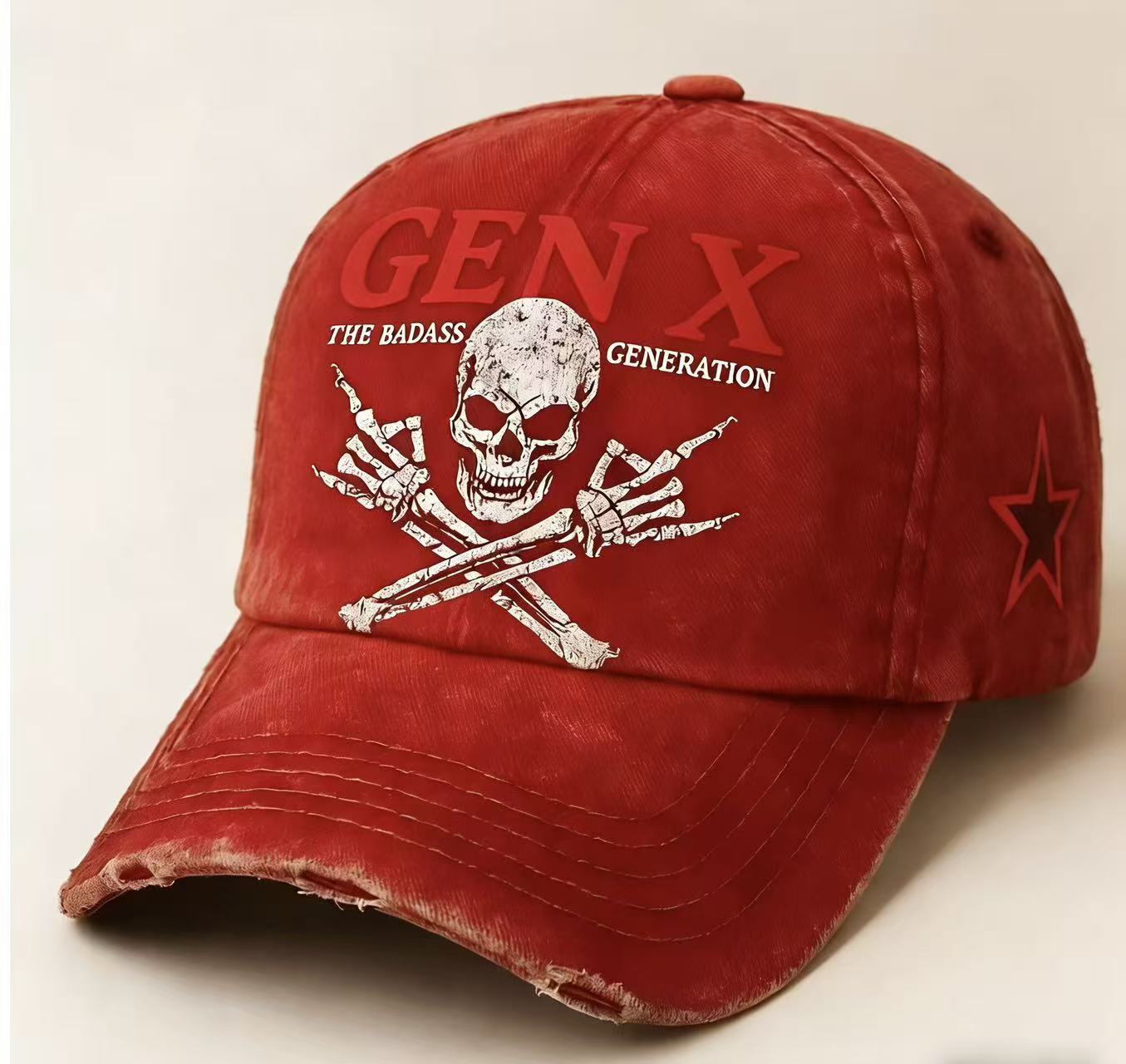 ⚡Flash Sale 50% OFF💀Gen X Rebel Skull Cap🏴‍☠️