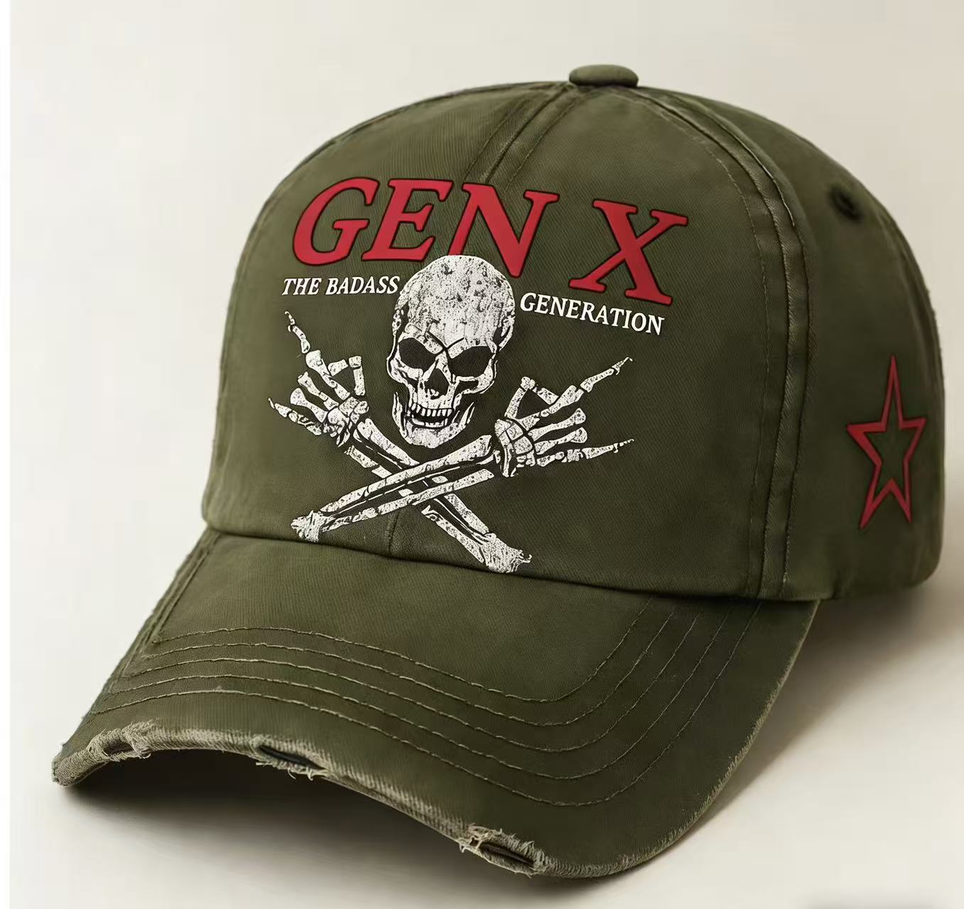 ⚡Flash Sale 50% OFF💀Gen X Rebel Skull Cap🏴‍☠️