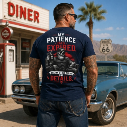 My Patience Has Expired Custom Year T-Shirt
