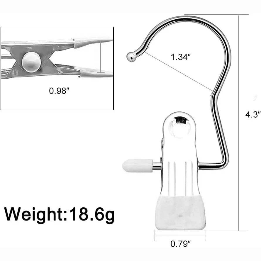 Space-Saving Clothes and Hat Storage Hook