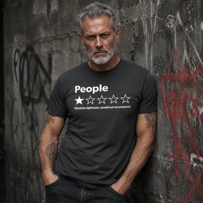 1 Star Review – Absolute Would T-Shirt – Funny Unisex 100% Cotton Tee