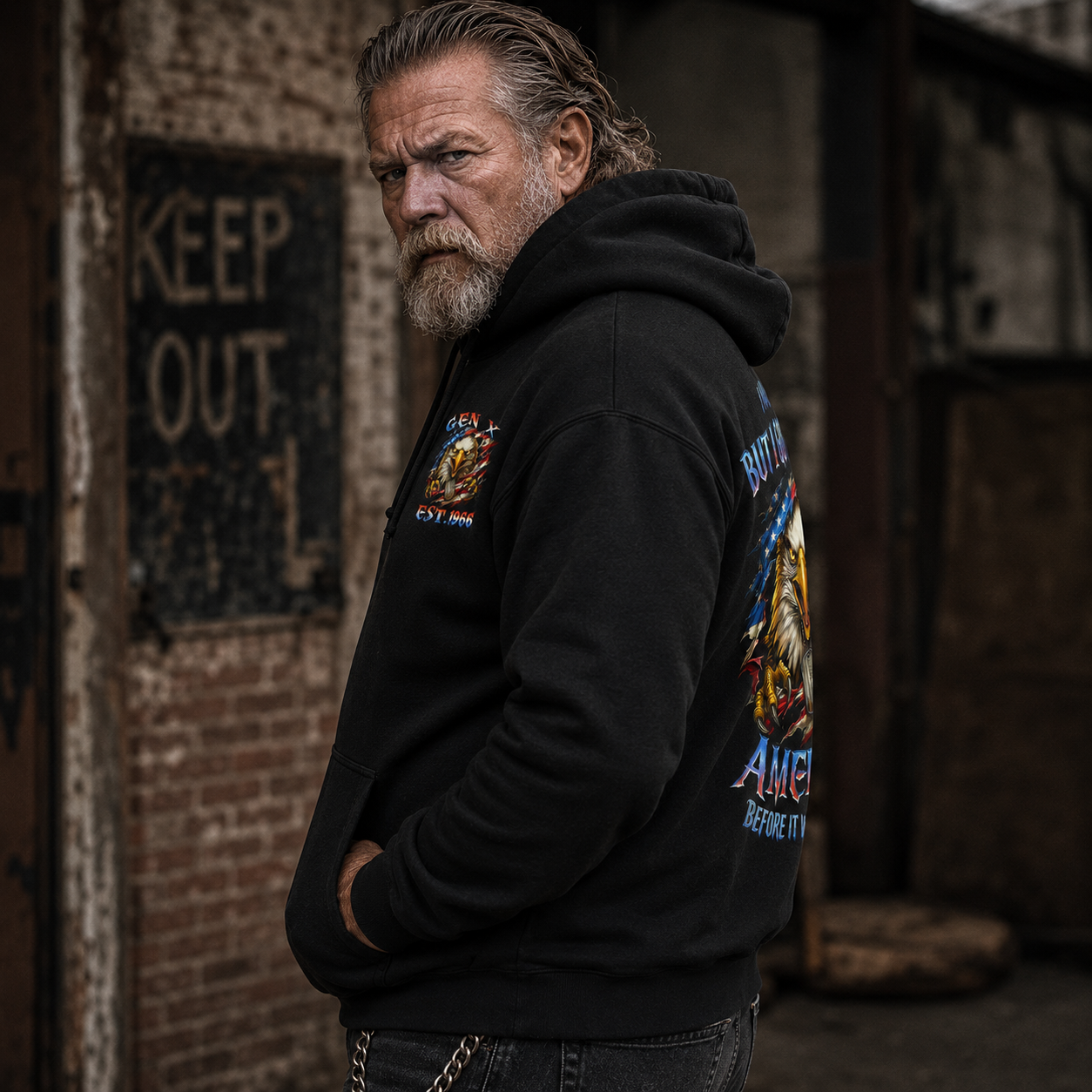I May Be Old But I Got To See The Usa Before It Went To Shit, Custom Year Gen X, Boomer Custom Unisex Hoodie