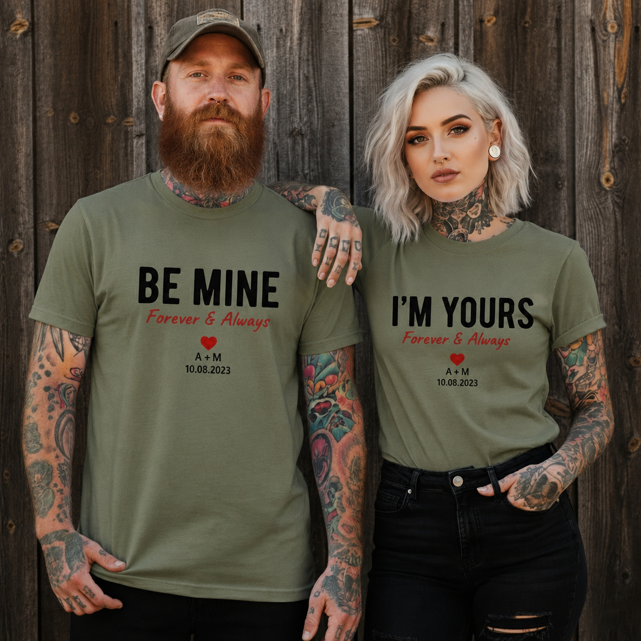 🖤 The "Forever & Always" Custom Commitment Tees 🖤