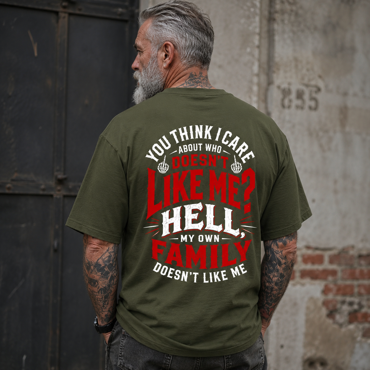You Think I Care Who Doesn't Like Me Shirt, Funny Graphic Tee for Men & Women