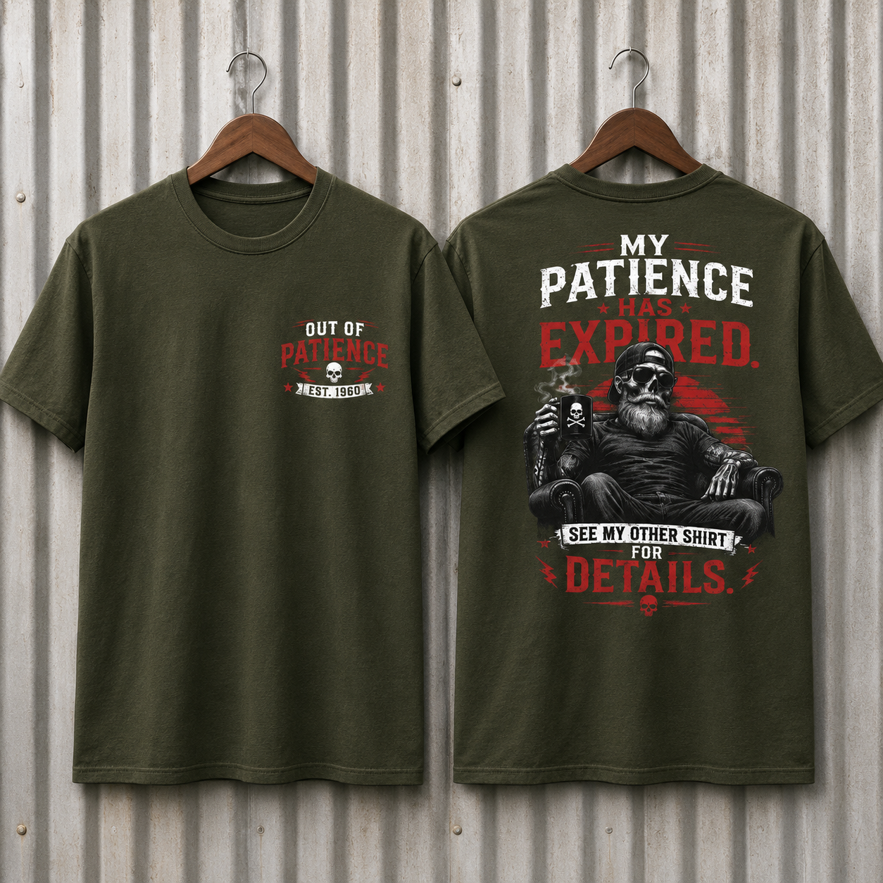 My Patience Has Expired Custom Year T-Shirt