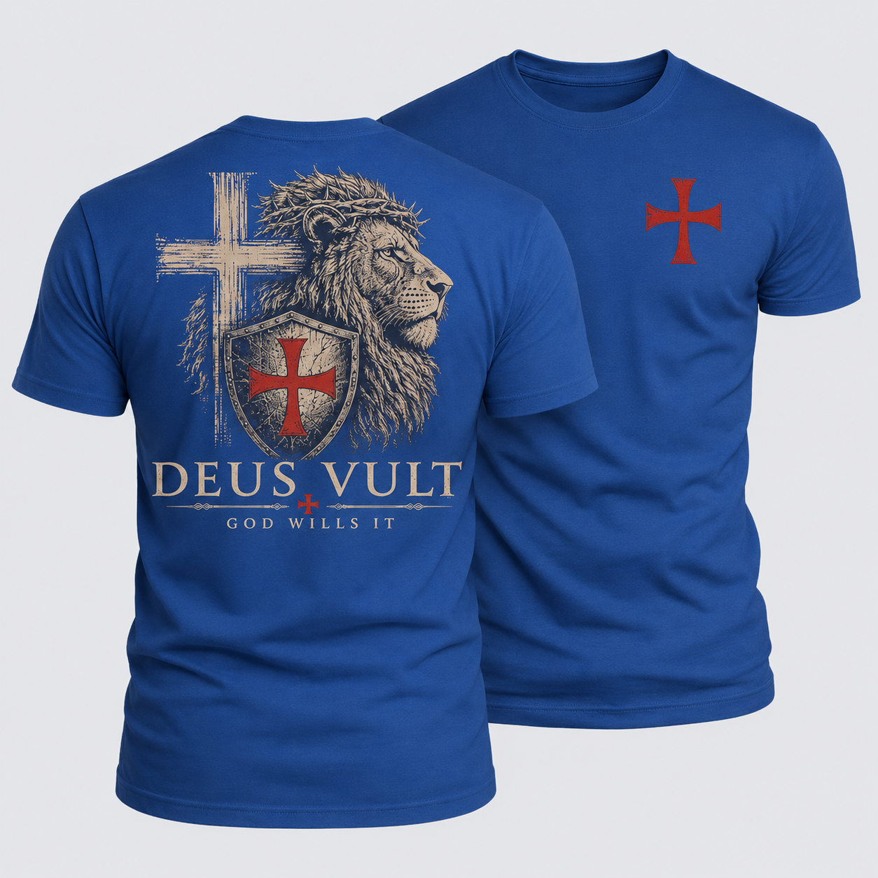 Luxe Mercerized Cotton Tee - Deus Vult