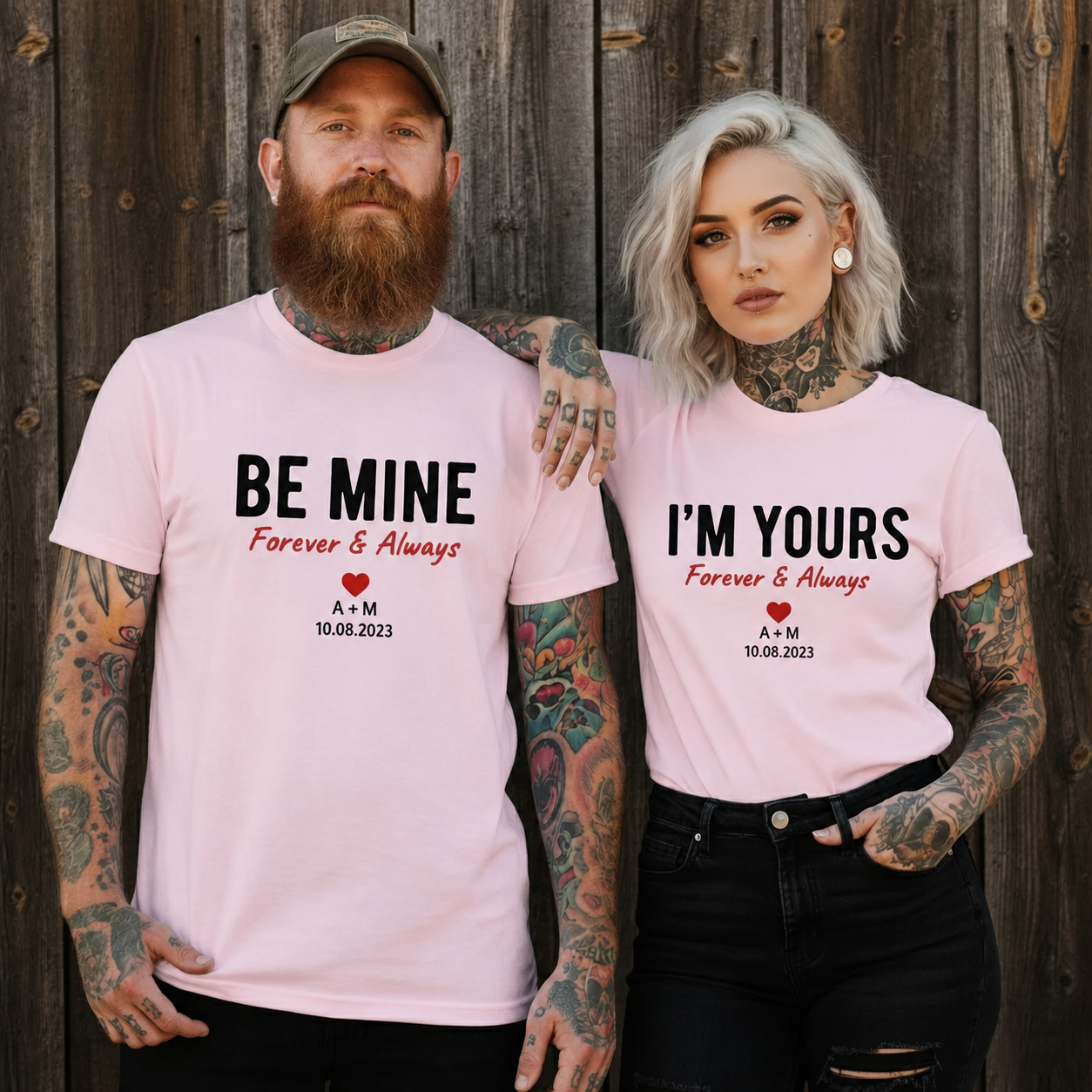 🖤 The "Forever & Always" Custom Commitment Tees 🖤