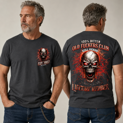 Old Fuckers ClubTM Custom Year T-Shirt – Lifetime Member Personalized EST. Year Tee