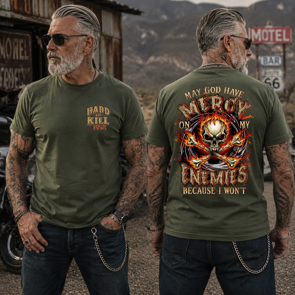 Hard To Kill  May God Have Mercy On My Enemies Personalized Year T-Shirt