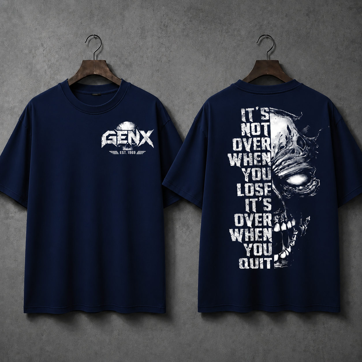 GEN X NEVER QUITSTM Custom Birth Year T-Shirt – It's Over When You Quit