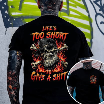 Custom Year Gen X Life's Too Short To Give A Shit Sweatshirt/T-shirt