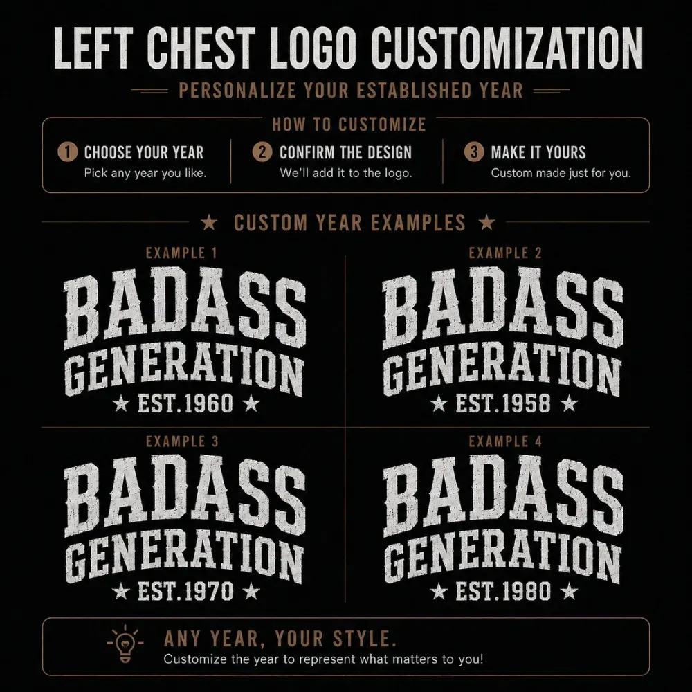 Badass Generation Custom Year T-Shirt – Walk The Walk Skull Graphic Tee