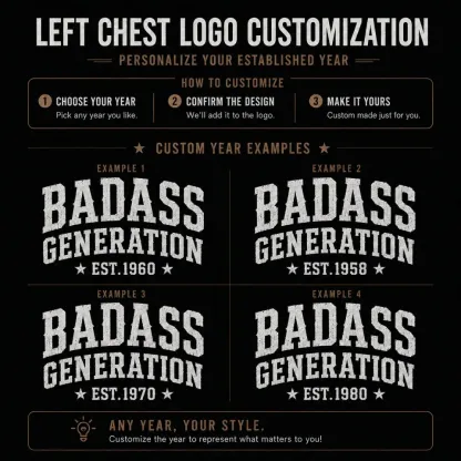 Badass Generation Custom Year T-Shirt – Walk The Walk Skull Graphic Tee