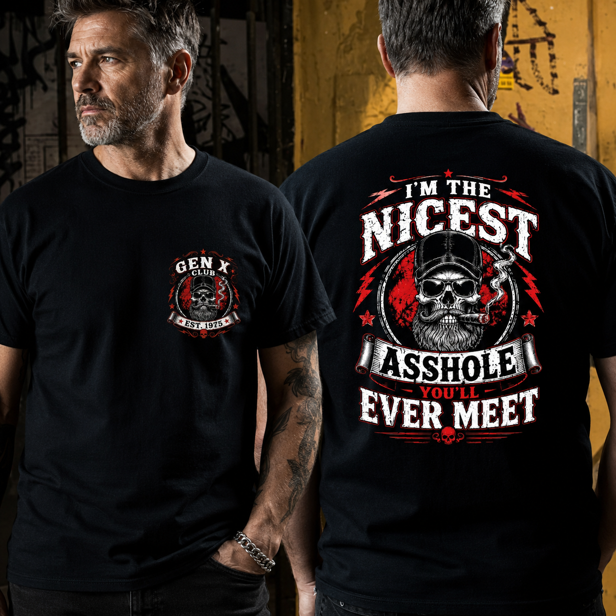 Custom EST.Year I’m The Nicest Asshole You’ll Ever Meet T-Shirt