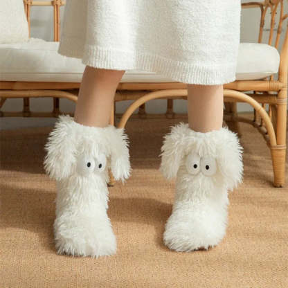 🧦 Cozy Plush Slipper Socks | Warm Fleece Anti-Slip for Cozy Winter Days At Home❄️